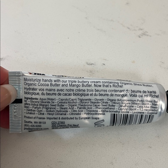 NEW French Pre de Provence Riche Hand Butter Almond Cream, Made in France new! - Picture 4 of 6